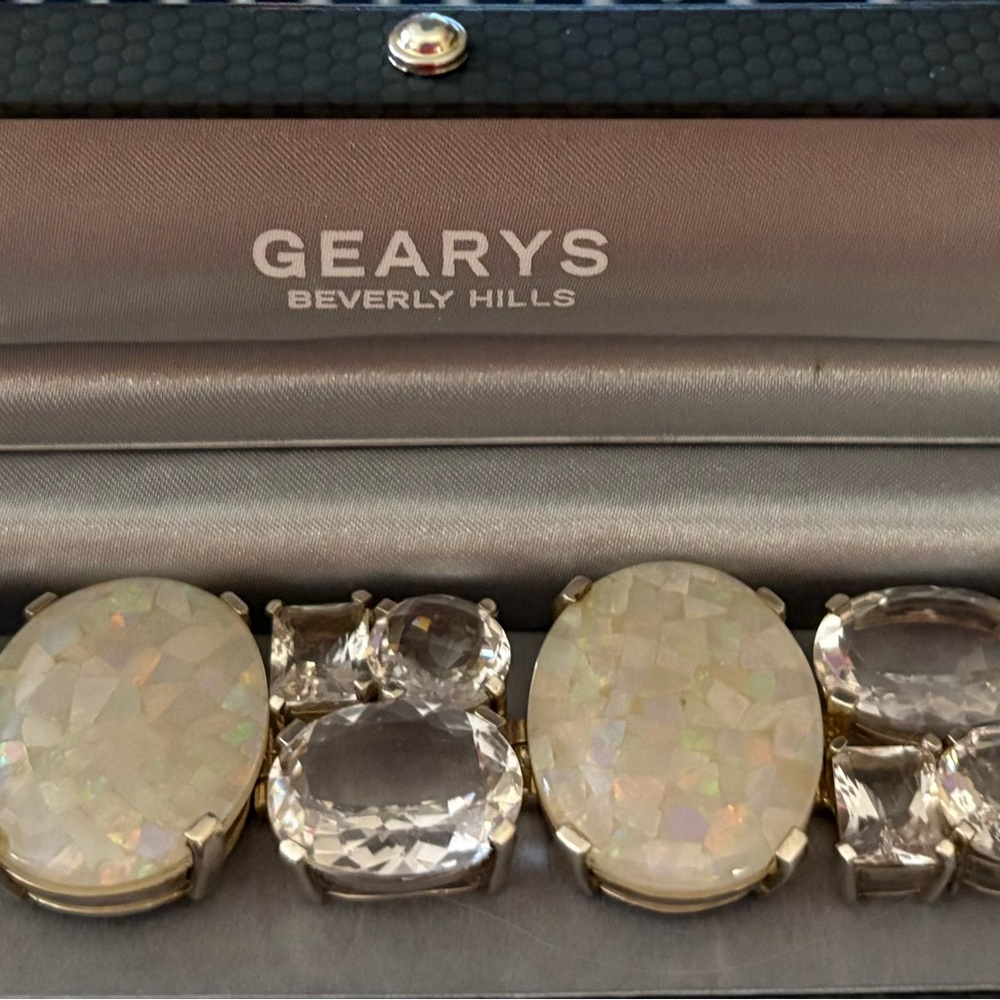 REDUCED ‼️Limited Edition Stephen Dweck Opal, Crystal, & Sterling Bracelet